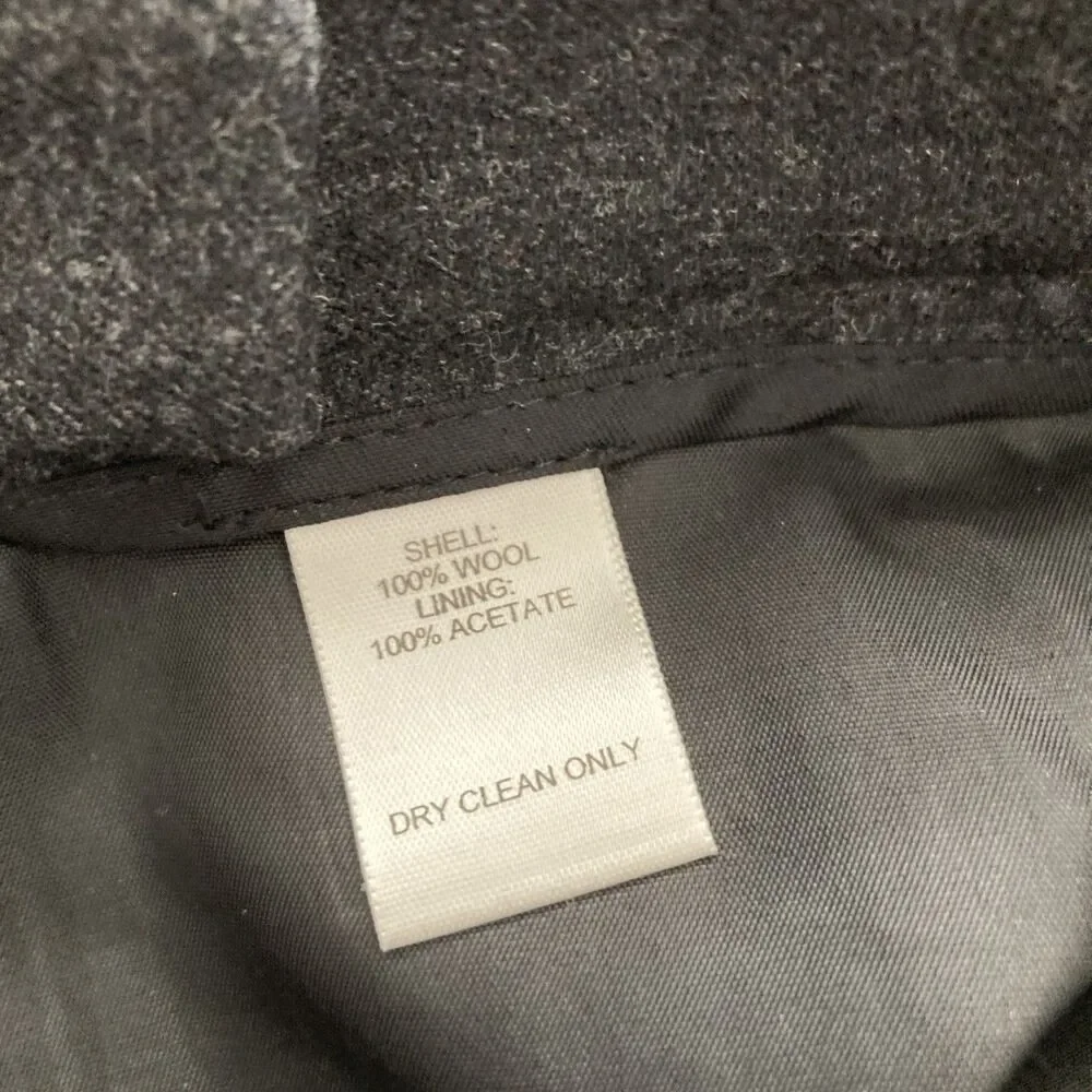 Vintage Talbots Wool Maxi Skirt 14 Fits like 10-12 Women Black Modest Elegant - Picture 11 of 12
